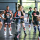 Фото Антонины Шевченко. Антонина Шевченко (в центре) готовится к новому бою в UFC