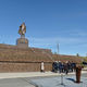 Фото пресс-службы кабмина. Открытие памятника Исхаку Раззакову