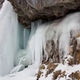Фото из Интернета. Ущелье Аламедин и замерзший водопад