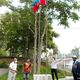 Фото 24.kg. Поднятие флагов в честь 40-летия московской Олимпиады