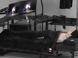 В&nbsp;Японии разработали кровать для геймеров: удобно валяться и&nbsp;играть весь день
