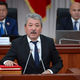 Photo Sultan Dosaliev. Minister of Finance of the KR Adylbek Kasymaliev