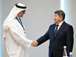 Akylbek Japarov meets with heads of energy companies of France and UAE