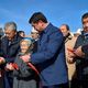 Фото аппарата правительства КР. Открытие памятника Турдакуну Усубалиеву в Нарыне