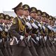 Фото 24.kg. Военный парад на площади Ала-Тоо в Бишкеке