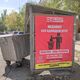 Фото пресс-службы мэрии Бишкека. В столице начали размещать социальную рекламу на мусорных площадках