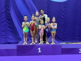 Кыргызстанки заняли призовые места на&nbsp;турнире по&nbsp;художественной гимнастике в&nbsp;ОАЭ
