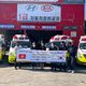 Фото пресс-службы МИД. Пожарные Кореи передали Кыргызстану четыре кареты скорой помощи