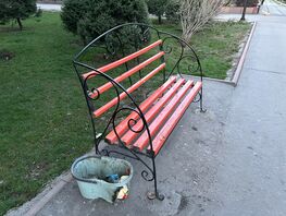 Креатив от&nbsp;&laquo;Тазалыка&raquo;. В&nbsp;Бишкеке вместо урн ставят старые тазики и&nbsp;ведра
