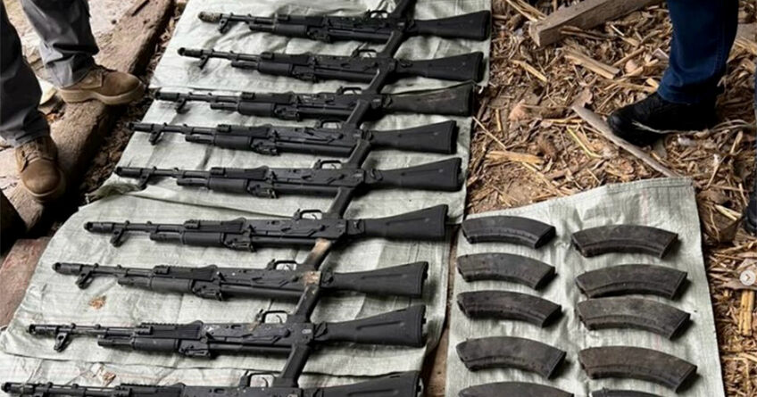 Арсенал ОПГ Дженго уничтожен. В&nbsp;Ошской области нашли 12&nbsp;автоматов Калашникова
