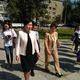 Фото ИА «24.kg». Министр образования Гульмира Кудайбердиева посещает школу №68 