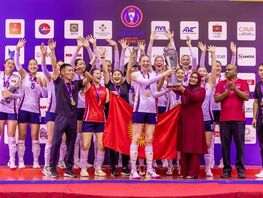 Volleyball players from Kyrgyzstan win tournament in the Maldives
