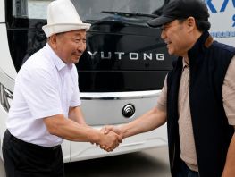 Одноклассник президента. Случайная встреча Садыра Жапарова в&nbsp;Караколе
