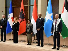 President receives Ambassadors of five countries as they present credentials 