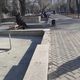 Фото пресс-службы мэрии Бишкека. Муниципалитет просит роллеров и велосипедистов не кататься на гранитных плитах 