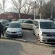 Фото ИА «24.kg». Таксисты занимают проезжую часть улицы Шопокова, Бишкек 