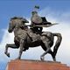 Фото из интернета. Памятник Манасу на площади Ала-Тоо в Бишкеке 