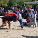 Фото ГАМФКиС. Схватка по пляжному самбо на международных Иссык-Кульских играх