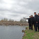 Фото аппарата правительства КР. Премьер-министр проинспектировал работы на реке Чу