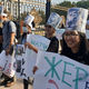 Фото 24.kg. Активисты вышли на митинг против горнодобывающих компаний
