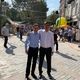 Фото мэрии. Мэры Бишкека и Еревана Азиз Суракматов и Айк Марутян на праздновании Дня Тбилиси