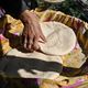 Фото с фотовыставки «Чек арада». Запах села. Жительница Баткенской области готовится к выпечке хлеба