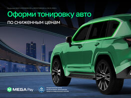 Оформить разрешение на&nbsp;тонировку можно онлайн в&nbsp;приложении MegaPay

