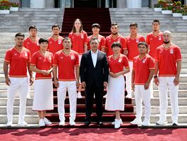 Садыр Жапаров: В&nbsp;Кыргызстане подрастает сильное поколение спортсменов
