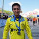Фото ИА «24.kg». Победитель в забеге на 5 километров — Заирбек из Кара-Балты. Бишкек, 2018 год