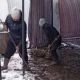 Фото читателей. Арендаторы постепенно облагораживали и утепляли свои точки. Вначале место было обшито плотной тканью