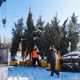Фото пресс-центра Минздрава. На территории комплекса «Алтын балалык» посадили голубые ели и березы