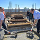 Фото пресс-службы мэрии Бишкека. Началось строительство детского сада в жилмассиве «Кара-Жигач»