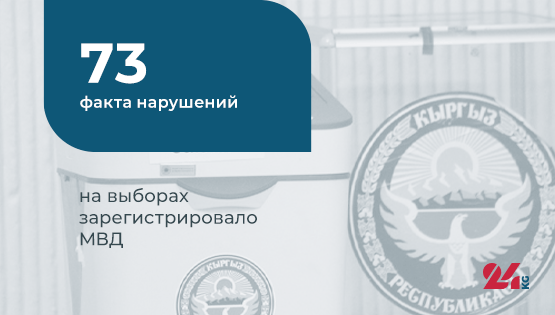 Цифра дня.&nbsp;73&nbsp;факта нарушений на&nbsp;выборах зарегистрировало МВД 
