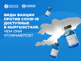 Виды вакцин против COVID-19, доступные в&nbsp;Кыргызстане. Чем они отличаются?
