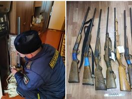 12 firearms and 234 ammunition units seized in Osh region