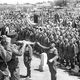 Фото ЦГА КФФД КР. Парад войск на площади во Фрунзе, 1945 год