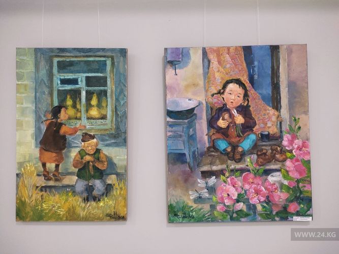 Фото 24.kg. Выставка Халиды Шимовой в Бишкеке