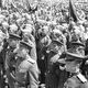 Фото ЦГА КФФД КР. Парад войск на площади во Фрунзе, 1945 год