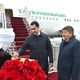 Фото пресс-службы кабмина. Сердар Бердымухамедов прибыл в Бишкек