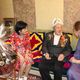 Фото пресс-службы мэрии Бишкека. Ветеран ВОВ Касымалы Осмонов отмечает 100-летие