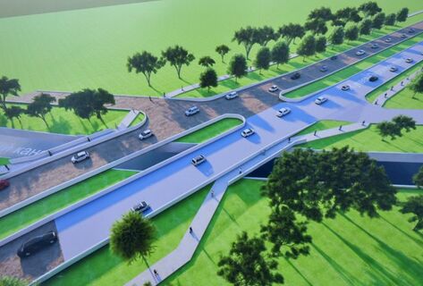 В&nbsp;Бишкеке дан старт строительству восточной объездной дороги с&nbsp;эстакадным мостом
