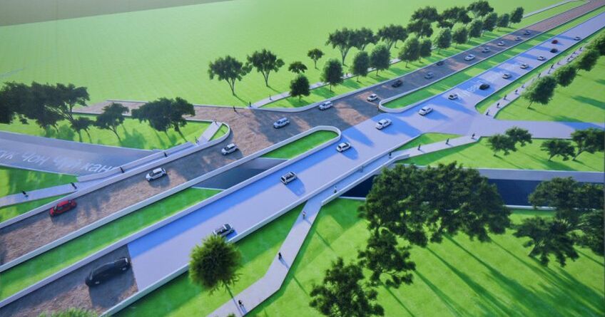 В&nbsp;Бишкеке дан старт строительству восточной объездной дороги с&nbsp;эстакадным мостом
