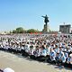Фото пресс-службы мэрии Оша. Три тысячи школьников исполнили эпос «Манас»