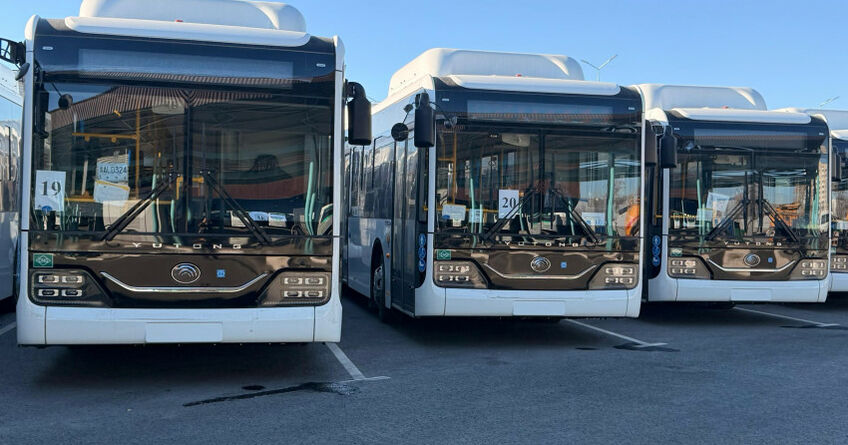 В&nbsp;Бишкек из&nbsp;Китая доставили 95&nbsp;новых автобусов
