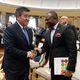 Фото ООН. С президентом КР Сооронбаем Жээнбековым на праздновании 75-летия МИД КР