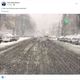 Фото Facebook. Бишкекчане жалуются на неубранный на дорогах снег