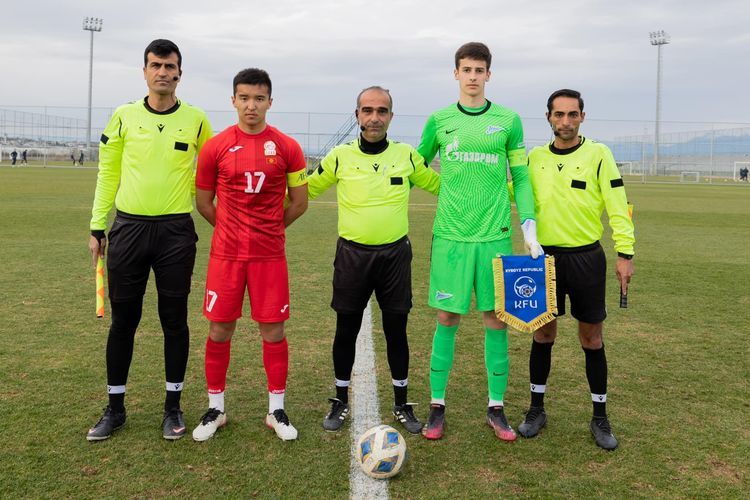 National football team of Kyrgyzstan (U20) plays with Zenit2 24.KG
