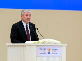 Cabinet Chairman of Kyrgyzstan makes speech at Tashkent Investment Forum