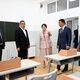 Фото пресс-службы президента. В Сузаке снесли 100-летнюю школу и построили новую. Ее открыл Садыр Жапаров 