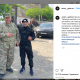 Фото из Instagram. Шох Искандар (на фото справа) и боец ММА Таджикистана Азам Гафоров